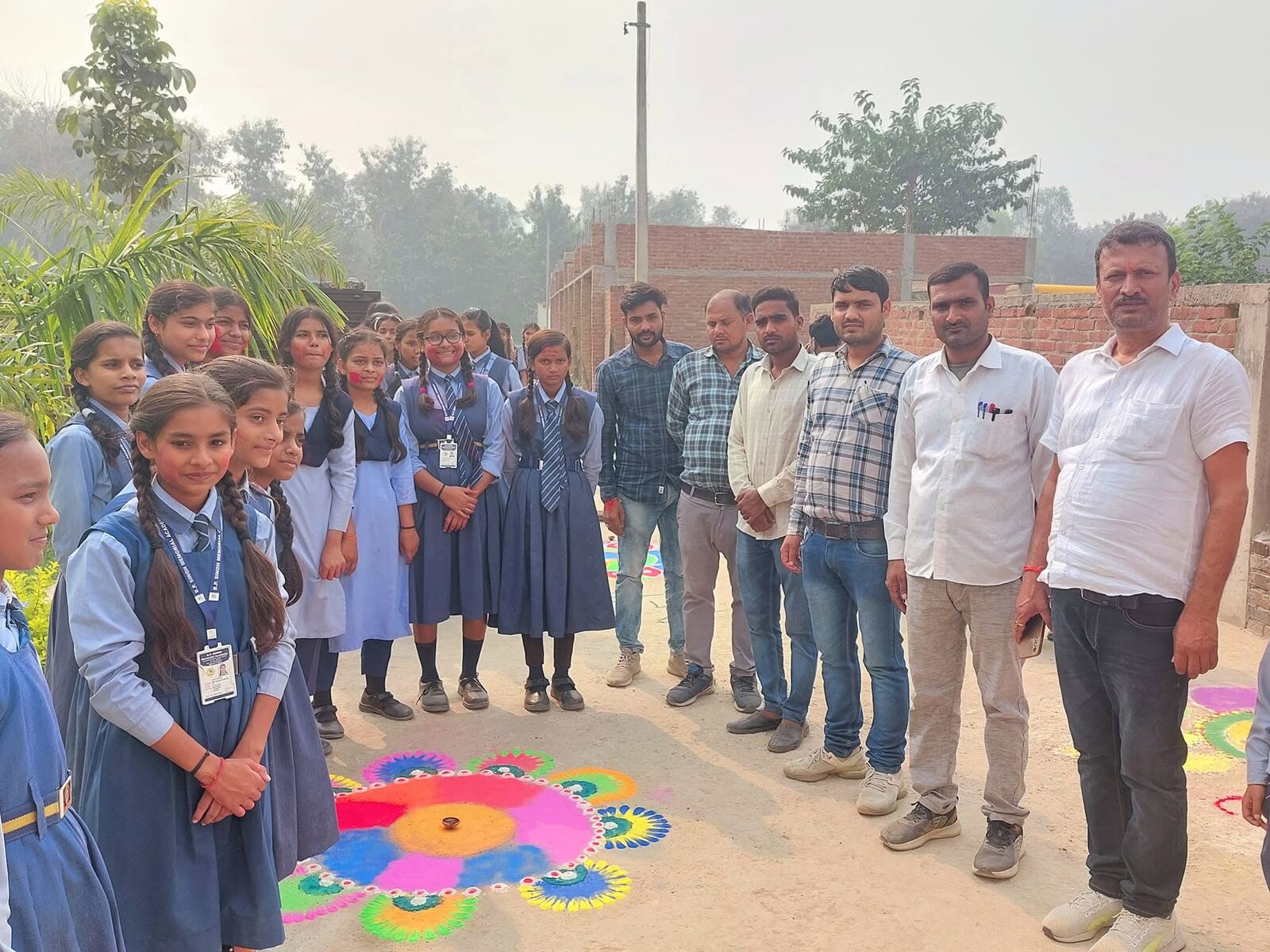 Rangoli competition on the occasion of Deepawali