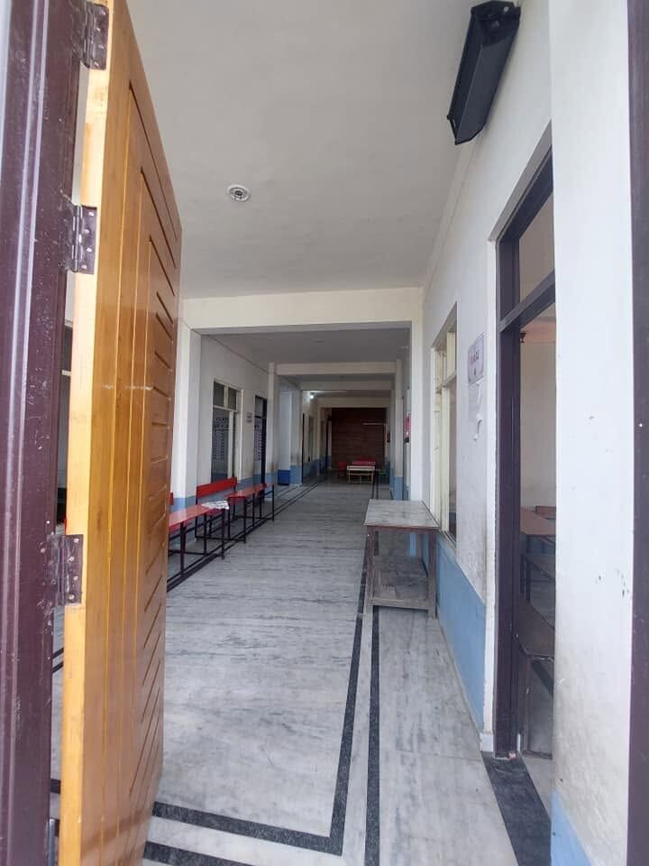 School corridor and hallway